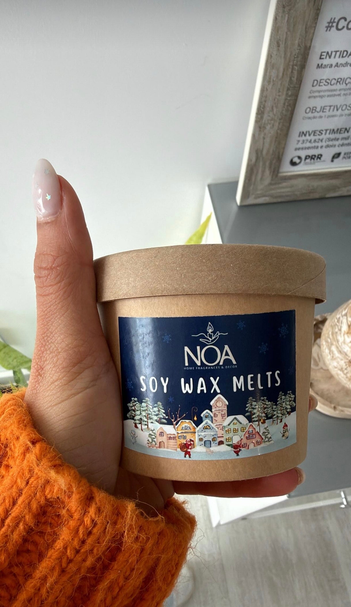 Caixa wax melts (para queimador) - Edição Natal