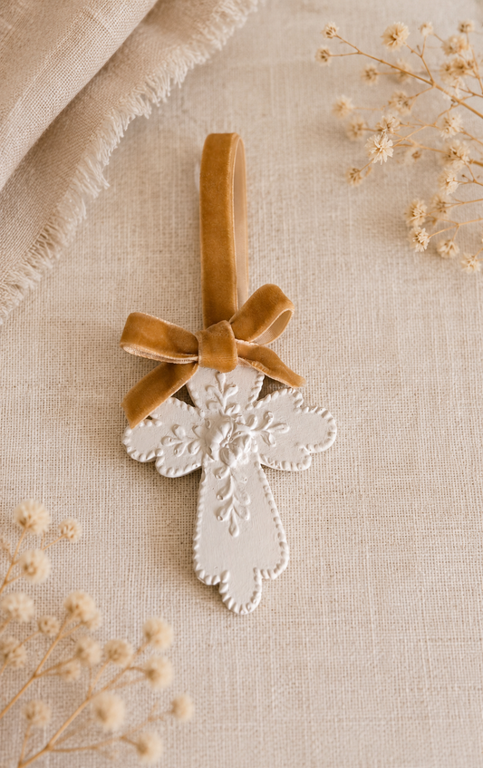 Cruz Perfumada em Gesso cerâmico - BESTSELLER