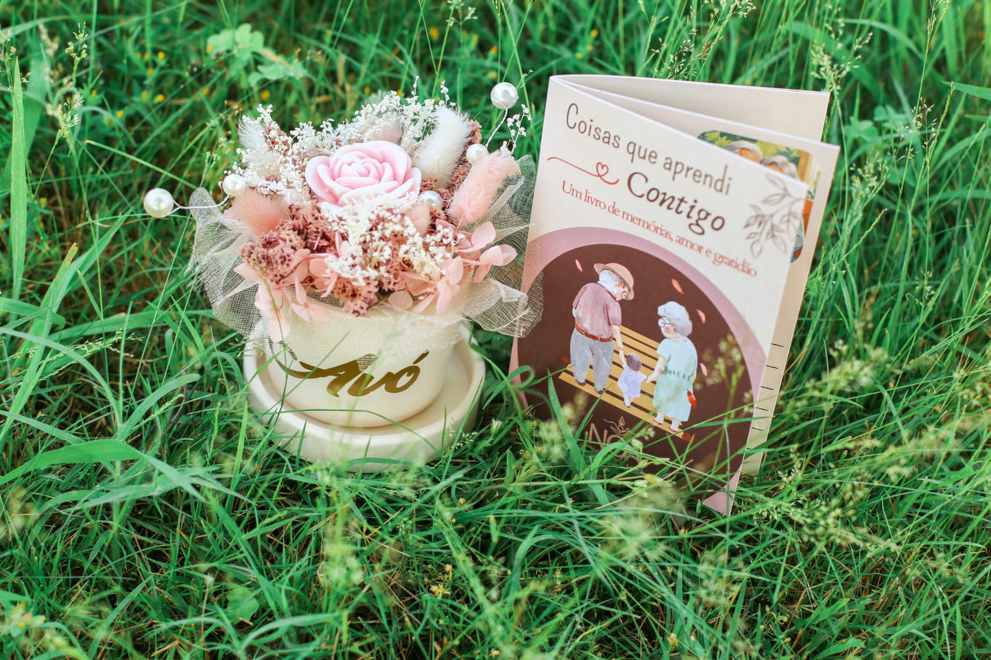 Arranjo Aromático com flores