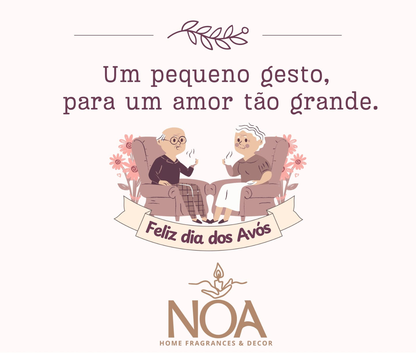 Bouquet Floral com Velas – Edição Avós