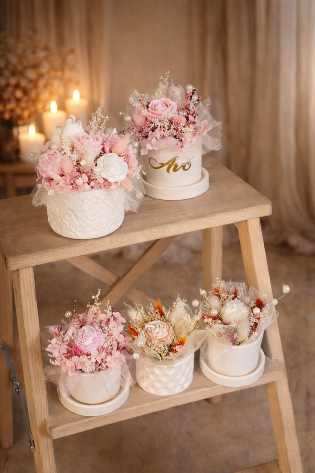 Arranjo Aromático com flores