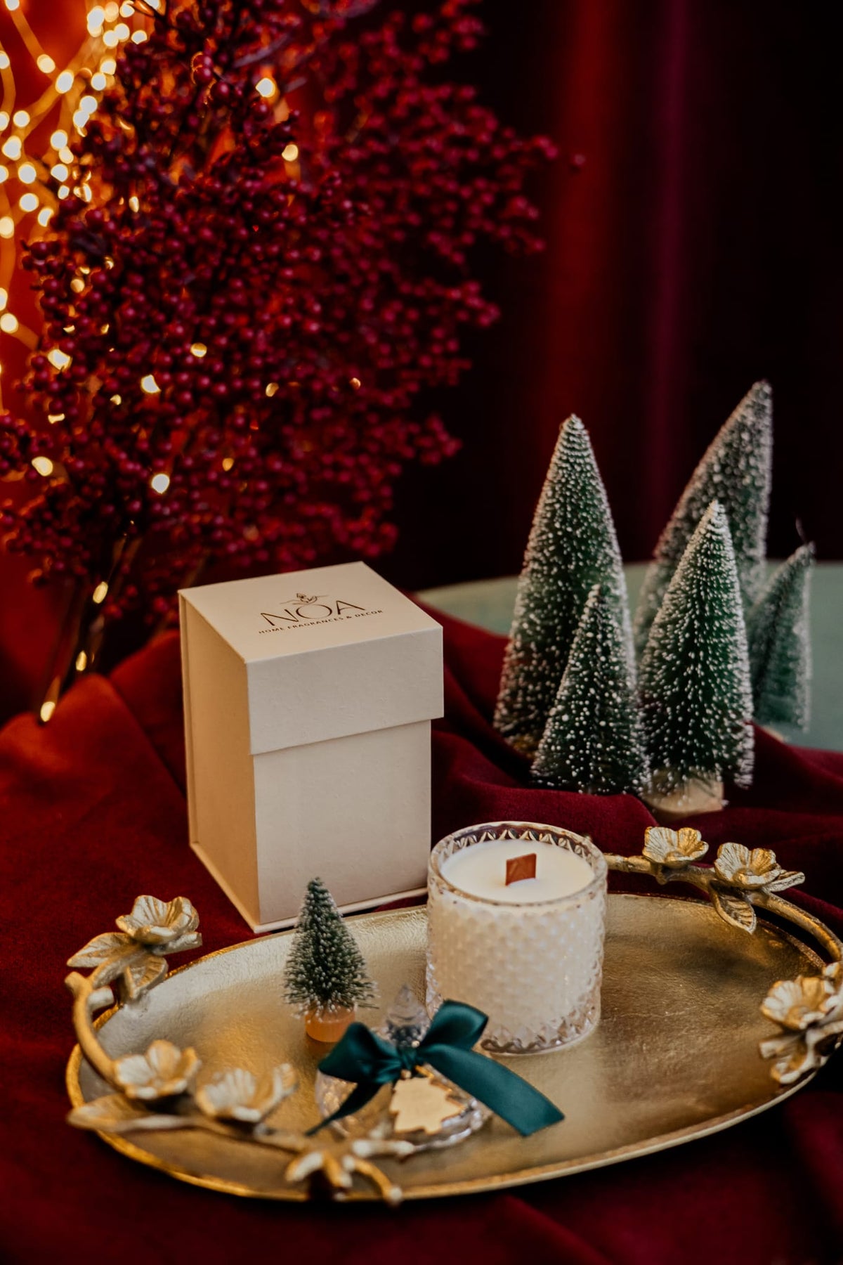 Vela Cristal de Natal
