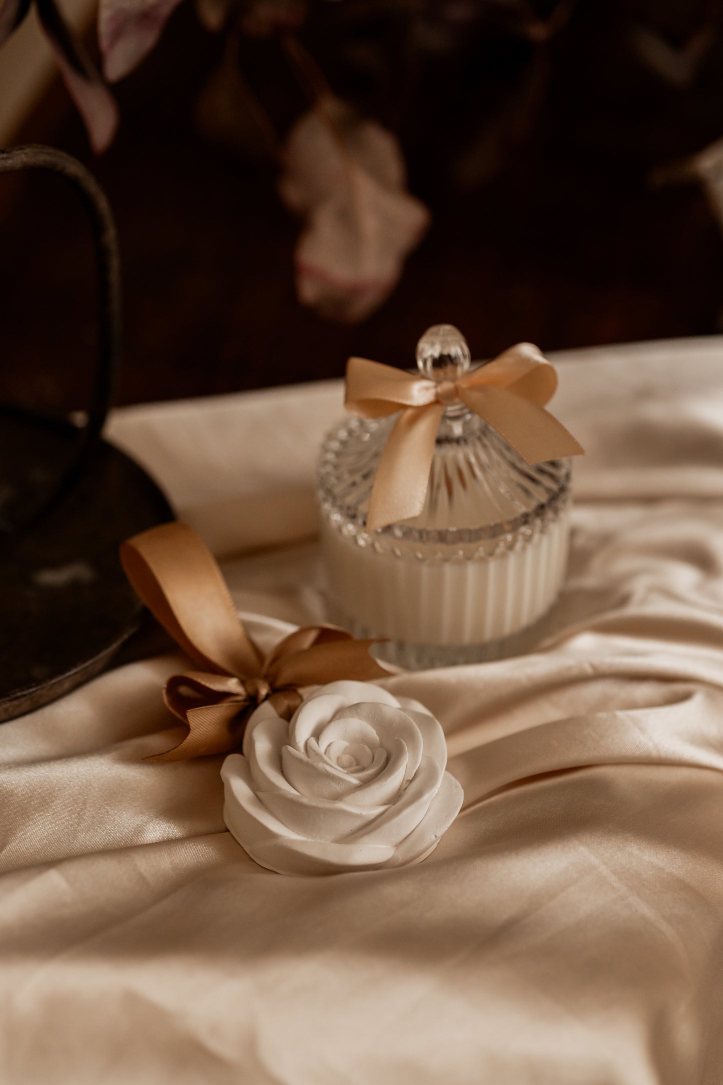 Coffret Vela & Flor Perfumada