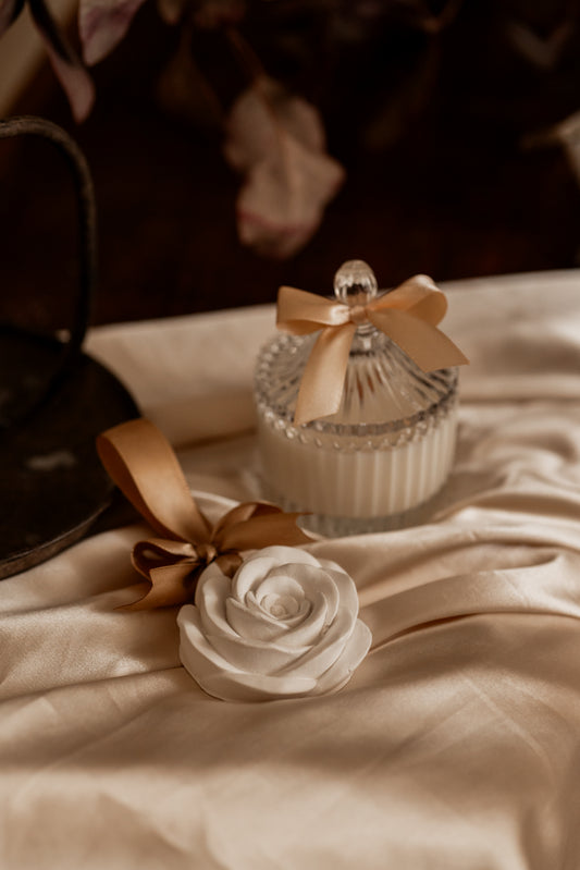 Coffret Vela & Flor Perfumada