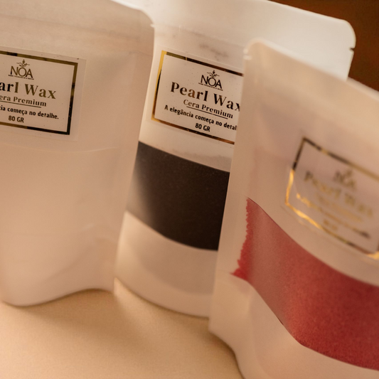 Cera vegetal em pérolas