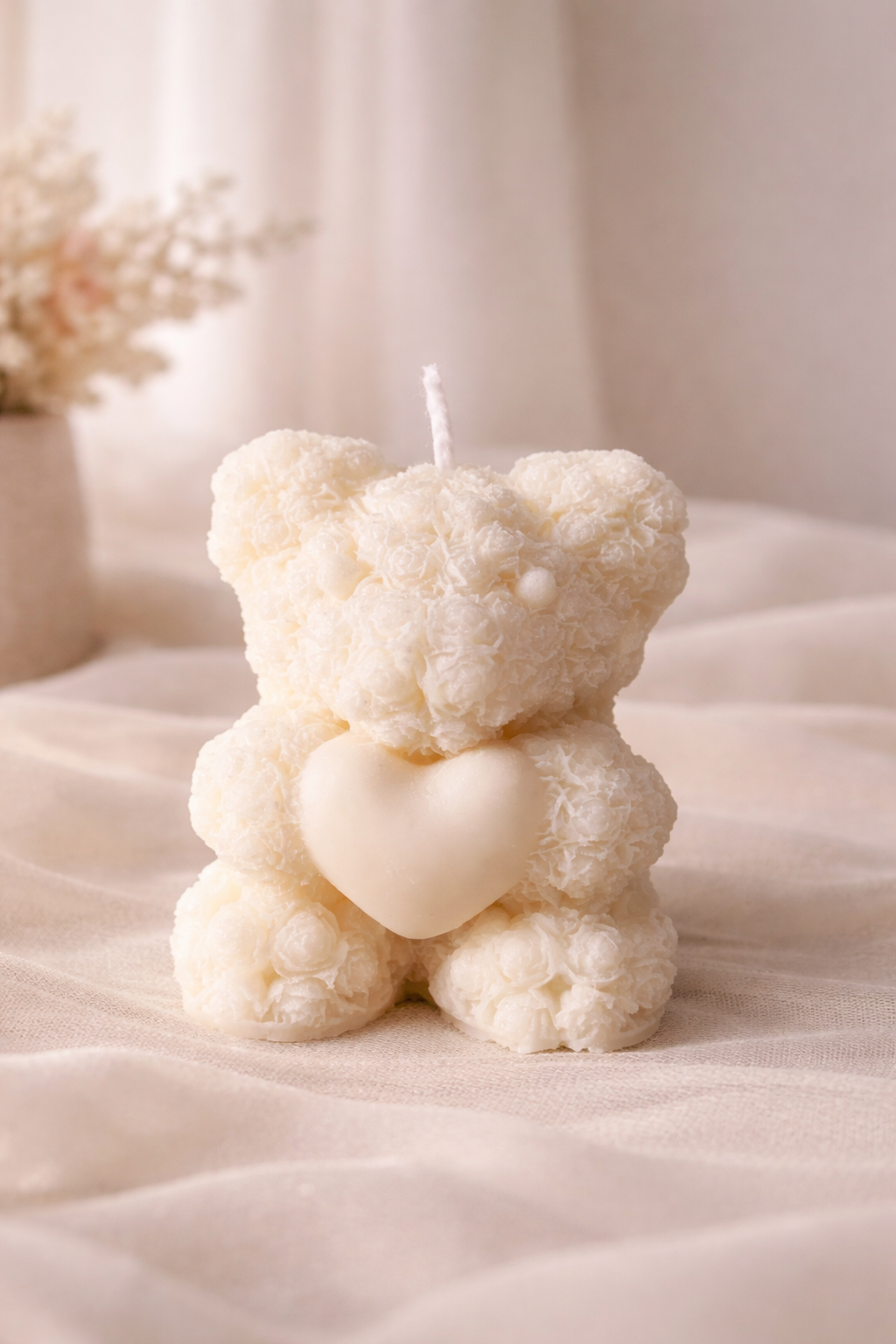 Vela Ursinho com Coração