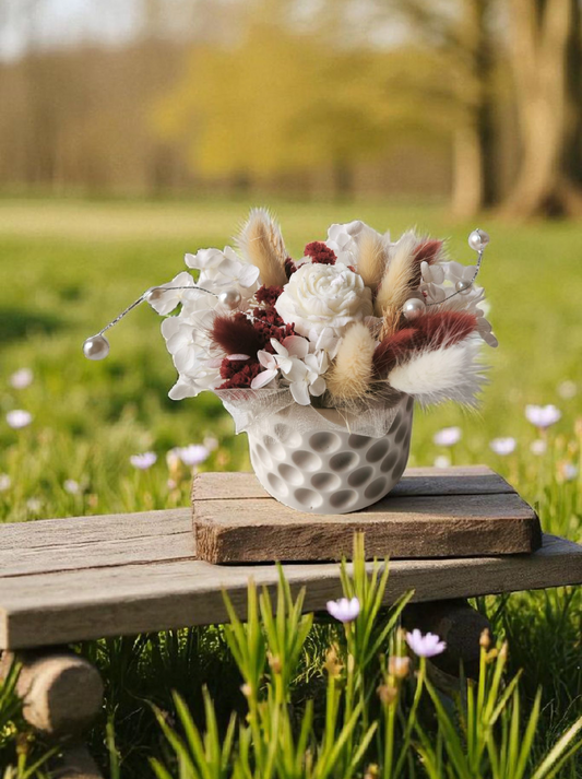 Arranjo Aromatico com flores