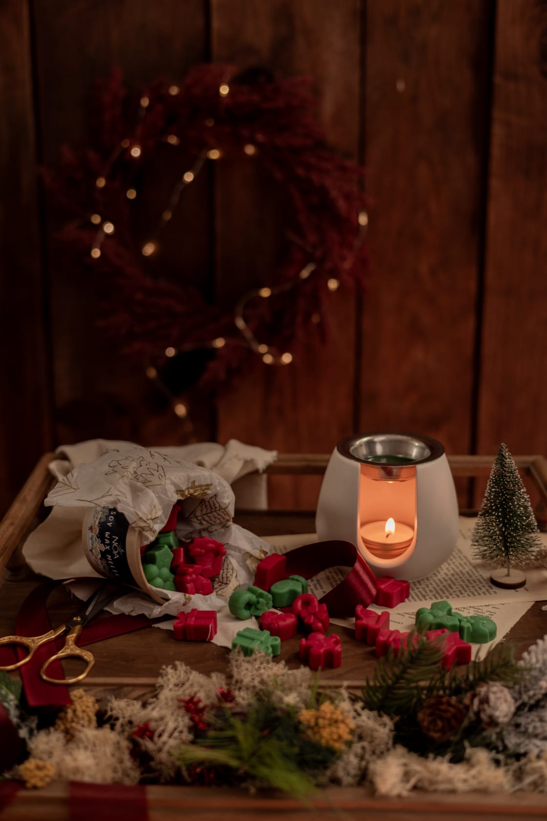 Coffret Queimador & Wax Melts Natalícios