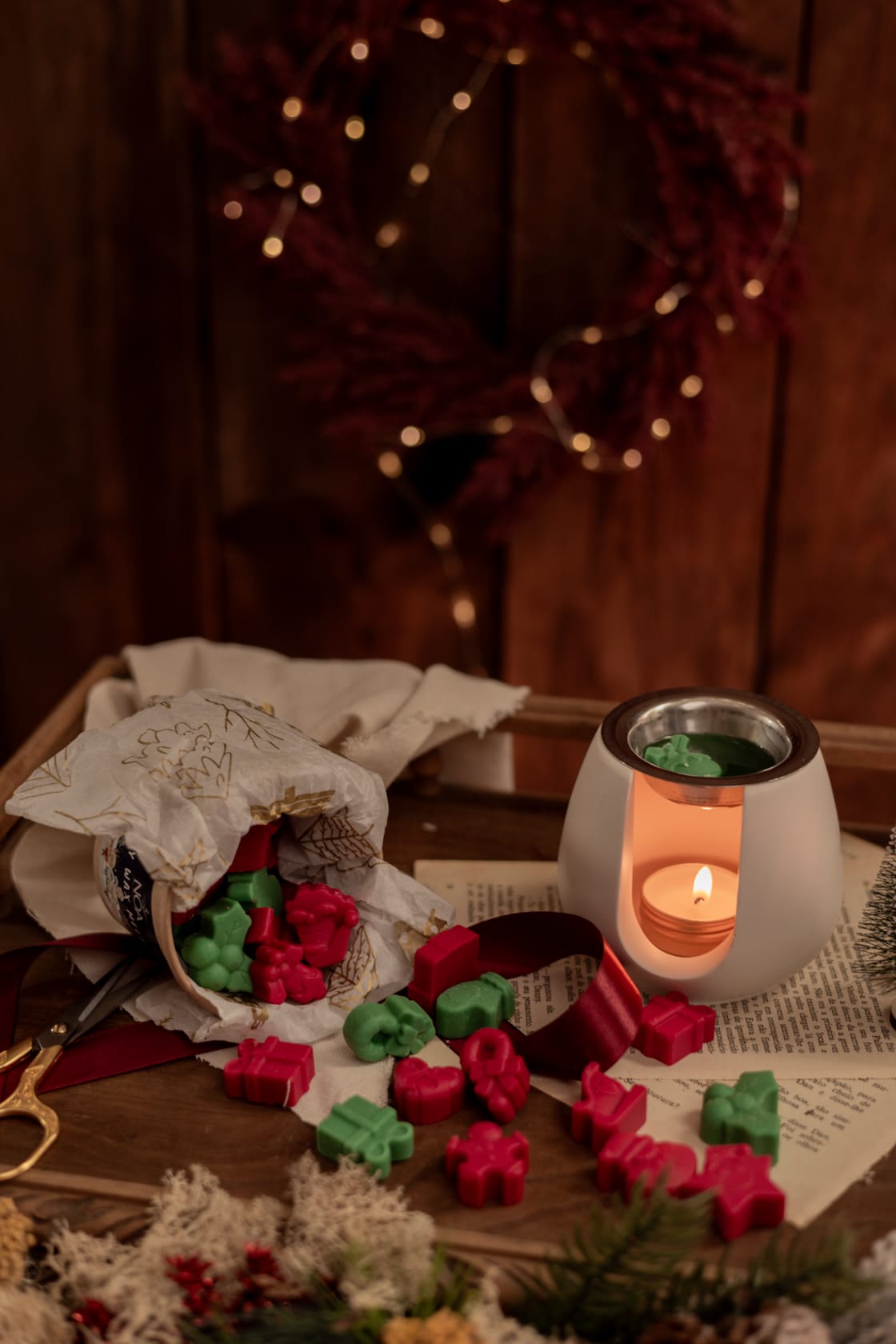 Coffret Queimador & Wax Melts Natalícios